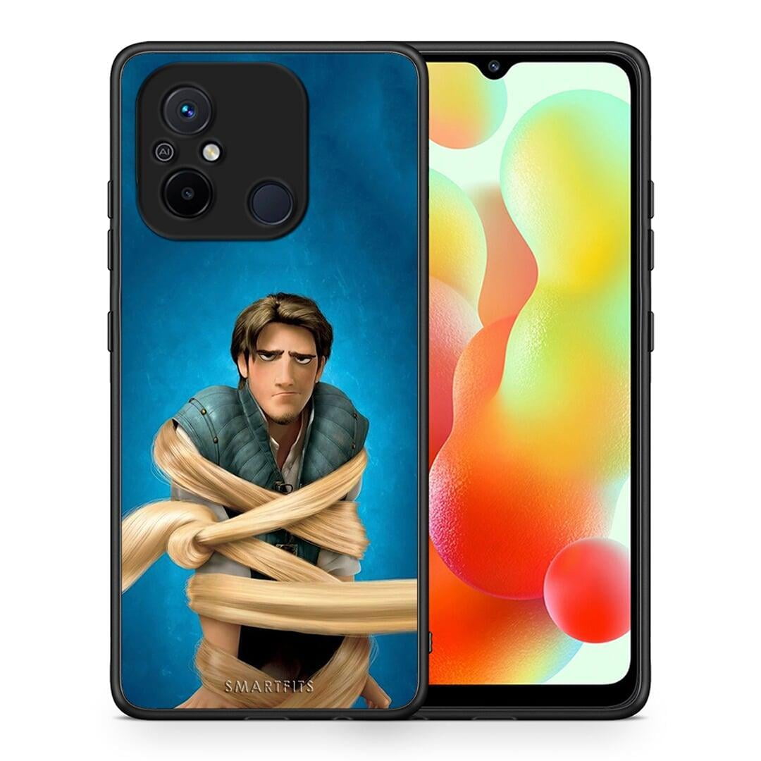 Θήκη Xiaomi Poco C55 Tangled 1 από τη Smartfits με σχέδιο στο πίσω μέρος και μαύρο περίβλημα | Xiaomi Poco C55 Tangled 1 Case with Colorful Back and Black Bezels