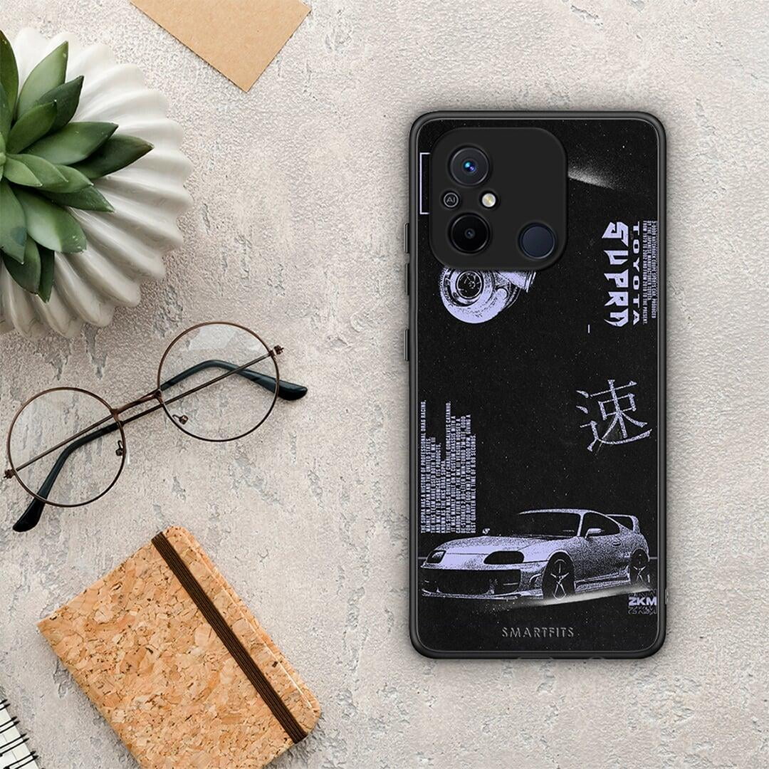 Θήκη Xiaomi Poco C55 Tokyo Drift από τη Smartfits με σχέδιο στο πίσω μέρος και μαύρο περίβλημα | Xiaomi Poco C55 Tokyo Drift Case with Colorful Back and Black Bezels