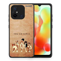 Thumbnail for Θήκη Xiaomi Poco C55 You Go Girl από τη Smartfits με σχέδιο στο πίσω μέρος και μαύρο περίβλημα | Xiaomi Poco C55 You Go Girl Case with Colorful Back and Black Bezels