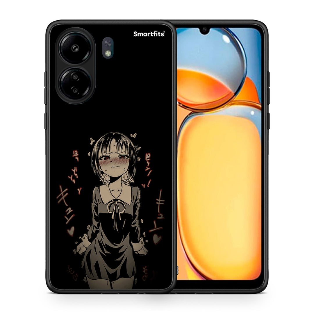 Θήκη Xiaomi Redmi 13C Anime Girl από τη Smartfits με σχέδιο στο πίσω μέρος και μαύρο περίβλημα | Xiaomi Redmi 13C Anime Girl case with colorful back and black bezels