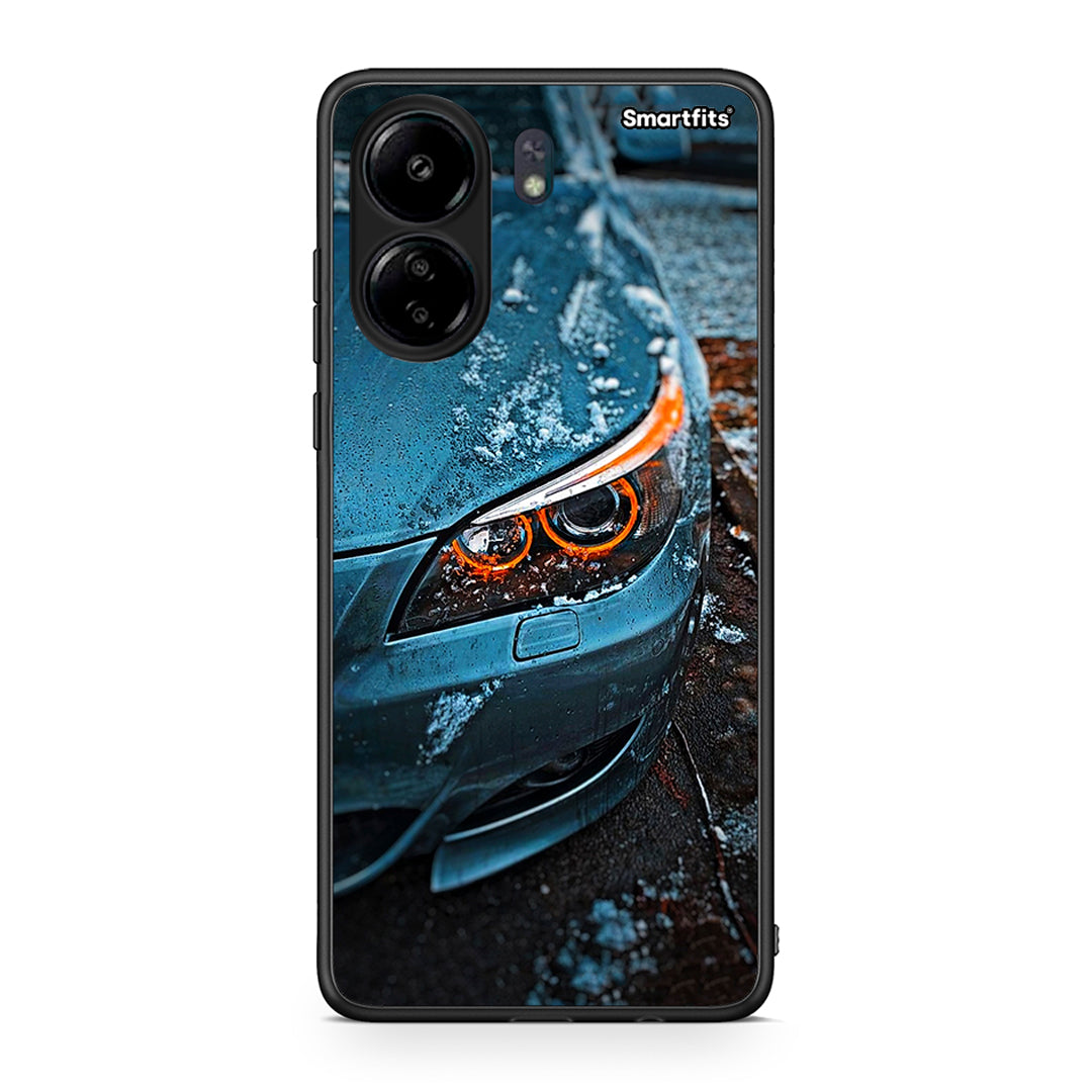 Xiaomi Poco C65 Bmw E60 Θήκη από τη Smartfits με σχέδιο στο πίσω μέρος και μαύρο περίβλημα | Smartphone case with colorful back and black bezels by Smartfits