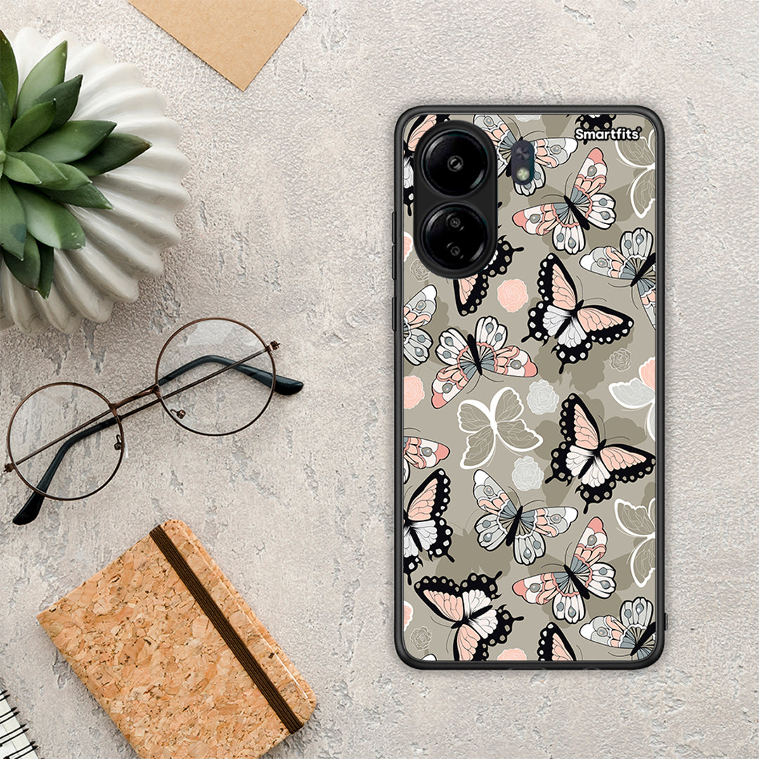 Boho Butterflies - Xiaomi Poco C65 θήκη