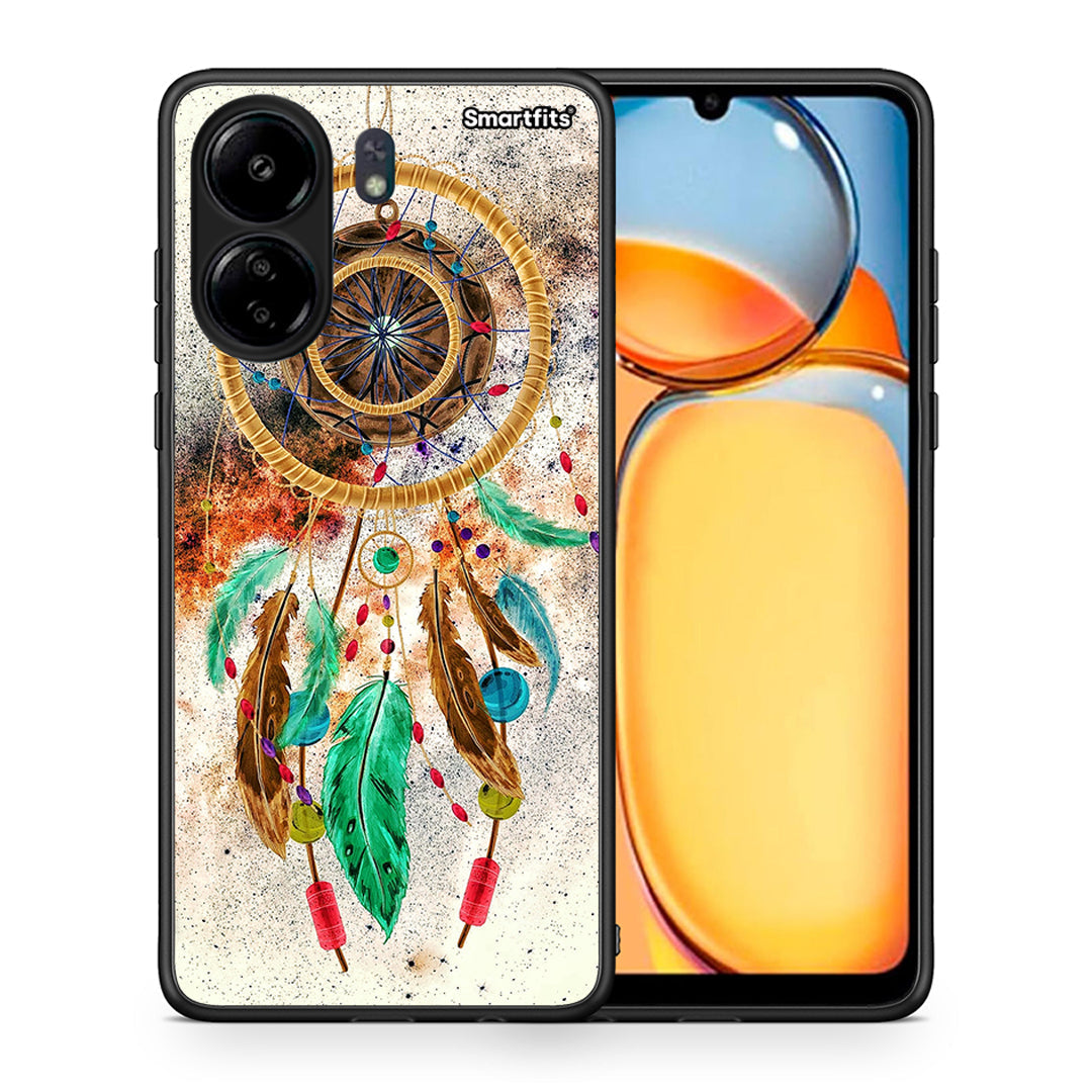 Θήκη Xiaomi Poco C65 DreamCatcher Boho από τη Smartfits με σχέδιο στο πίσω μέρος και μαύρο περίβλημα | Xiaomi Poco C65 DreamCatcher Boho case with colorful back and black bezels