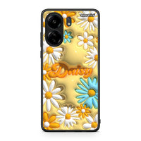 Thumbnail for Xiaomi Poco C65 Bubble Daisies θήκη από τη Smartfits με σχέδιο στο πίσω μέρος και μαύρο περίβλημα | Smartphone case with colorful back and black bezels by Smartfits