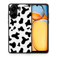 Thumbnail for Θήκη Xiaomi Poco C65 Cow Print από τη Smartfits με σχέδιο στο πίσω μέρος και μαύρο περίβλημα | Xiaomi Poco C65 Cow Print case with colorful back and black bezels