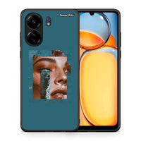 Thumbnail for Θήκη Xiaomi Poco C65 Cry An Ocean από τη Smartfits με σχέδιο στο πίσω μέρος και μαύρο περίβλημα | Xiaomi Poco C65 Cry An Ocean case with colorful back and black bezels