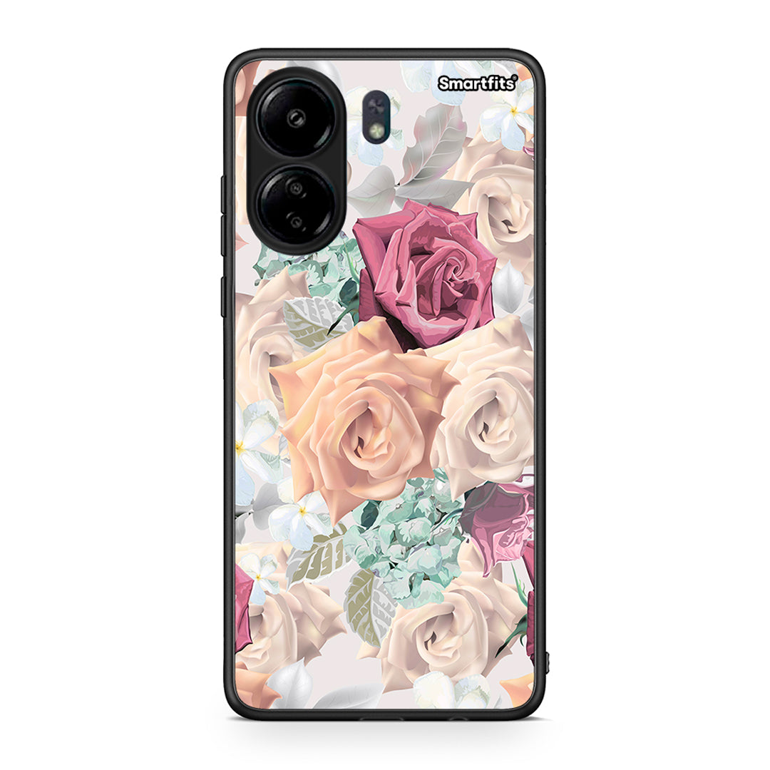 99 - Xiaomi Poco C65 Bouquet Floral case, cover, bumper