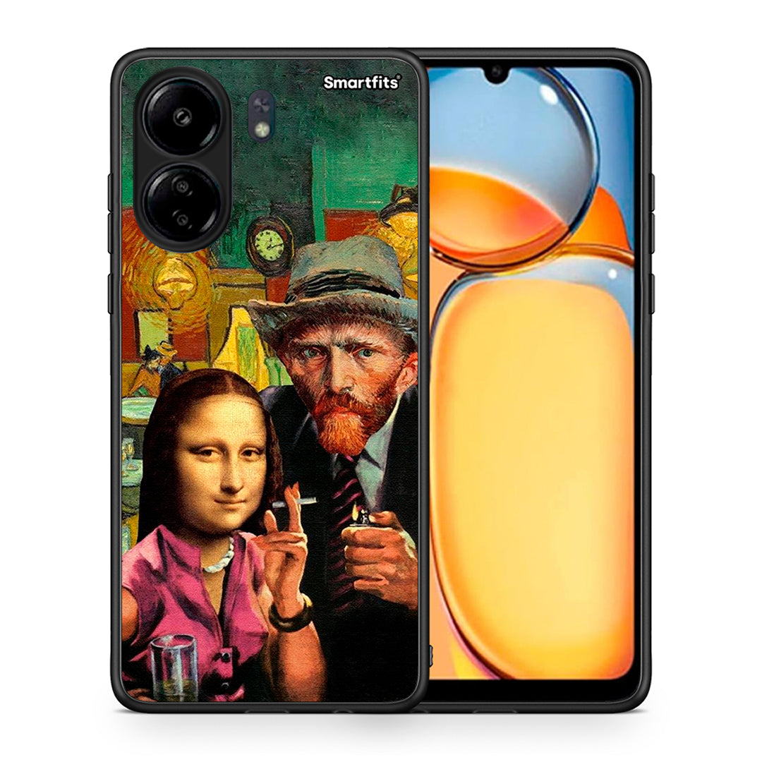 Θήκη Xiaomi Poco C65 Funny Art από τη Smartfits με σχέδιο στο πίσω μέρος και μαύρο περίβλημα | Xiaomi Poco C65 Funny Art case with colorful back and black bezels