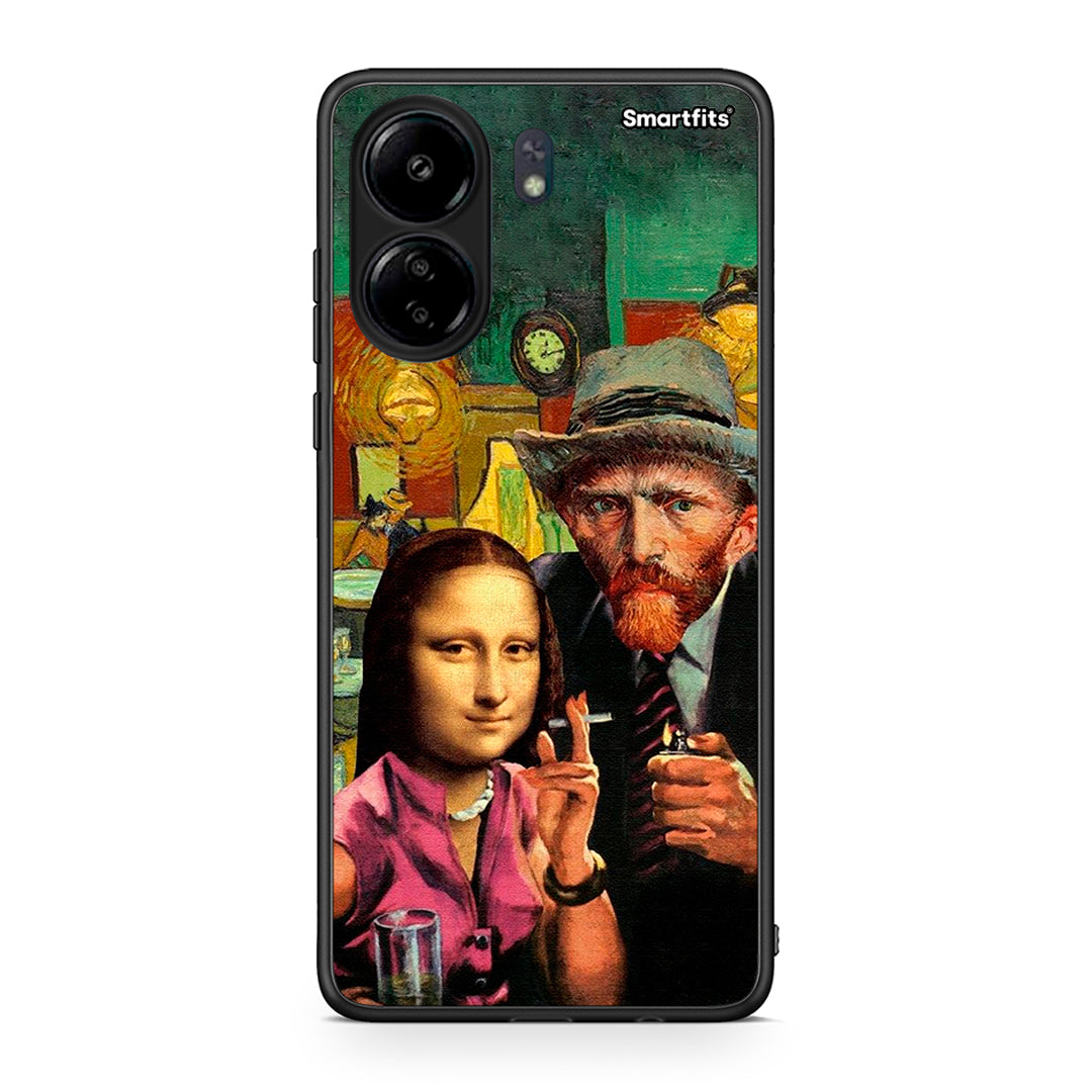 Xiaomi Poco C65 Funny Art θήκη από τη Smartfits με σχέδιο στο πίσω μέρος και μαύρο περίβλημα | Smartphone case with colorful back and black bezels by Smartfits