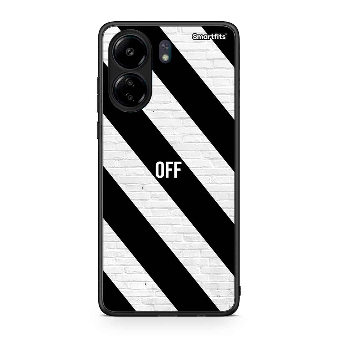 Xiaomi Poco C65 Get Off θήκη από τη Smartfits με σχέδιο στο πίσω μέρος και μαύρο περίβλημα | Smartphone case with colorful back and black bezels by Smartfits