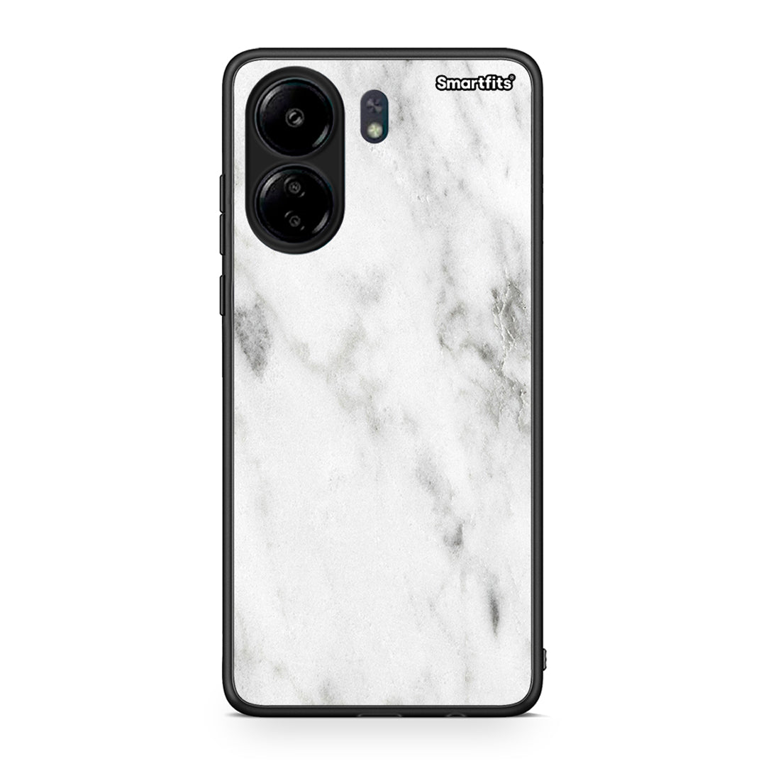 2 - Xiaomi Poco C65 White marble case, cover, bumper