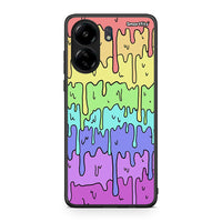 Thumbnail for Xiaomi Poco C65 Melting Rainbow θήκη από τη Smartfits με σχέδιο στο πίσω μέρος και μαύρο περίβλημα | Smartphone case with colorful back and black bezels by Smartfits