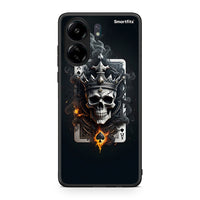 Thumbnail for Xiaomi Redmi 13C Skull King Ace θήκη από τη Smartfits με σχέδιο στο πίσω μέρος και μαύρο περίβλημα | Smartphone case with colorful back and black bezels by Smartfits