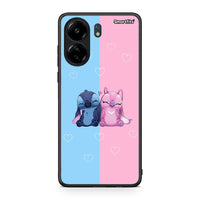 Thumbnail for Xiaomi Poco C65 Stitch And Angel θήκη από τη Smartfits με σχέδιο στο πίσω μέρος και μαύρο περίβλημα | Smartphone case with colorful back and black bezels by Smartfits