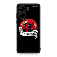 Thumbnail for Xiaomi Poco C65 Unicorn Deadpool θήκη από τη Smartfits με σχέδιο στο πίσω μέρος και μαύρο περίβλημα | Smartphone case with colorful back and black bezels by Smartfits