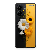 Thumbnail for Xiaomi Redmi 13C Yellow Daisies θήκη από τη Smartfits με σχέδιο στο πίσω μέρος και μαύρο περίβλημα | Smartphone case with colorful back and black bezels by Smartfits