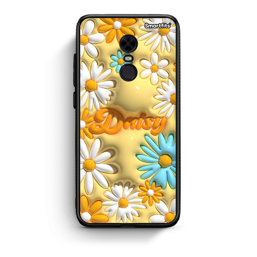 Xiaomi Redmi 5 Plus Bubble Daisies θήκη από τη Smartfits με σχέδιο στο πίσω μέρος και μαύρο περίβλημα | Smartphone case with colorful back and black bezels by Smartfits