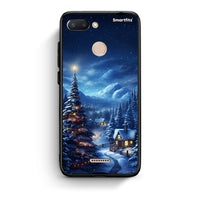 Thumbnail for Xiaomi Redmi 6 Christmas Scenery θήκη από τη Smartfits με σχέδιο στο πίσω μέρος και μαύρο περίβλημα | Smartphone case with colorful back and black bezels by Smartfits