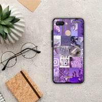 Thumbnail for Purple Aesthetic Collage - Xiaomi Redmi 6 θήκη