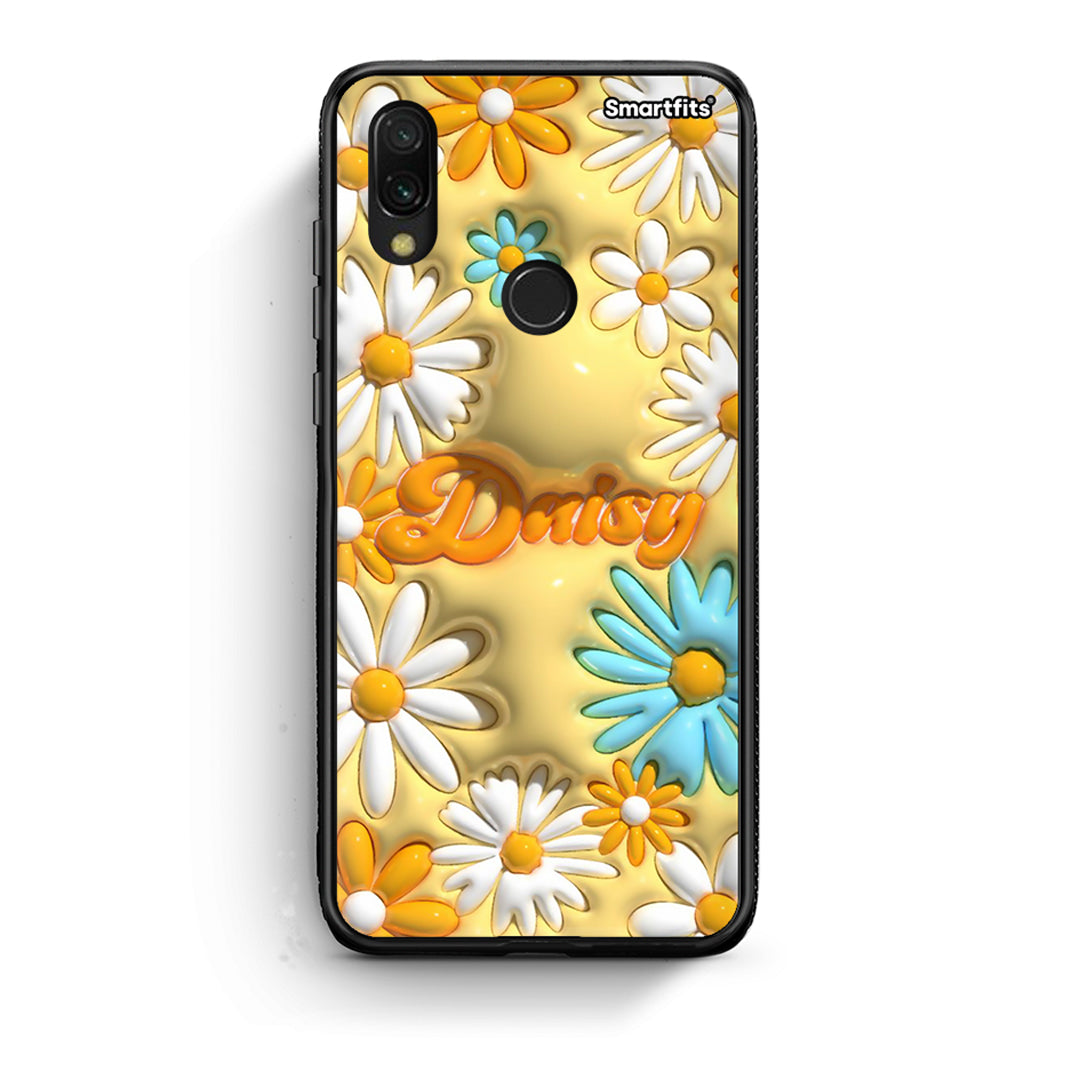 Xiaomi Redmi 7 Bubble Daisies θήκη από τη Smartfits με σχέδιο στο πίσω μέρος και μαύρο περίβλημα | Smartphone case with colorful back and black bezels by Smartfits