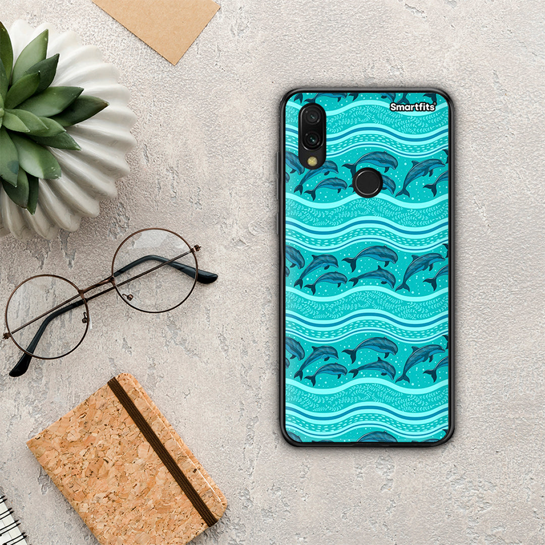 Swimming Dolphins - Xiaomi Redmi 7 case