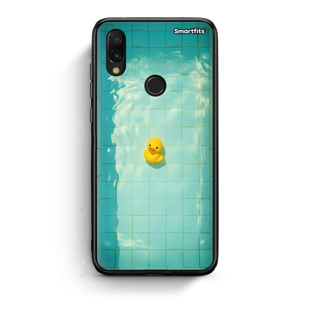 Xiaomi Redmi 7 Yellow Duck θήκη από τη Smartfits με σχέδιο στο πίσω μέρος και μαύρο περίβλημα | Smartphone case with colorful back and black bezels by Smartfits