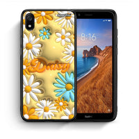 Thumbnail for Θήκη Xiaomi Redmi 7A Bubble Daisies από τη Smartfits με σχέδιο στο πίσω μέρος και μαύρο περίβλημα | Xiaomi Redmi 7A Bubble Daisies case with colorful back and black bezels