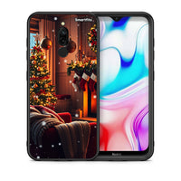 Thumbnail for Θήκη Xiaomi Redmi 8 Home For Christmas από τη Smartfits με σχέδιο στο πίσω μέρος και μαύρο περίβλημα | Xiaomi Redmi 8 Home For Christmas case with colorful back and black bezels