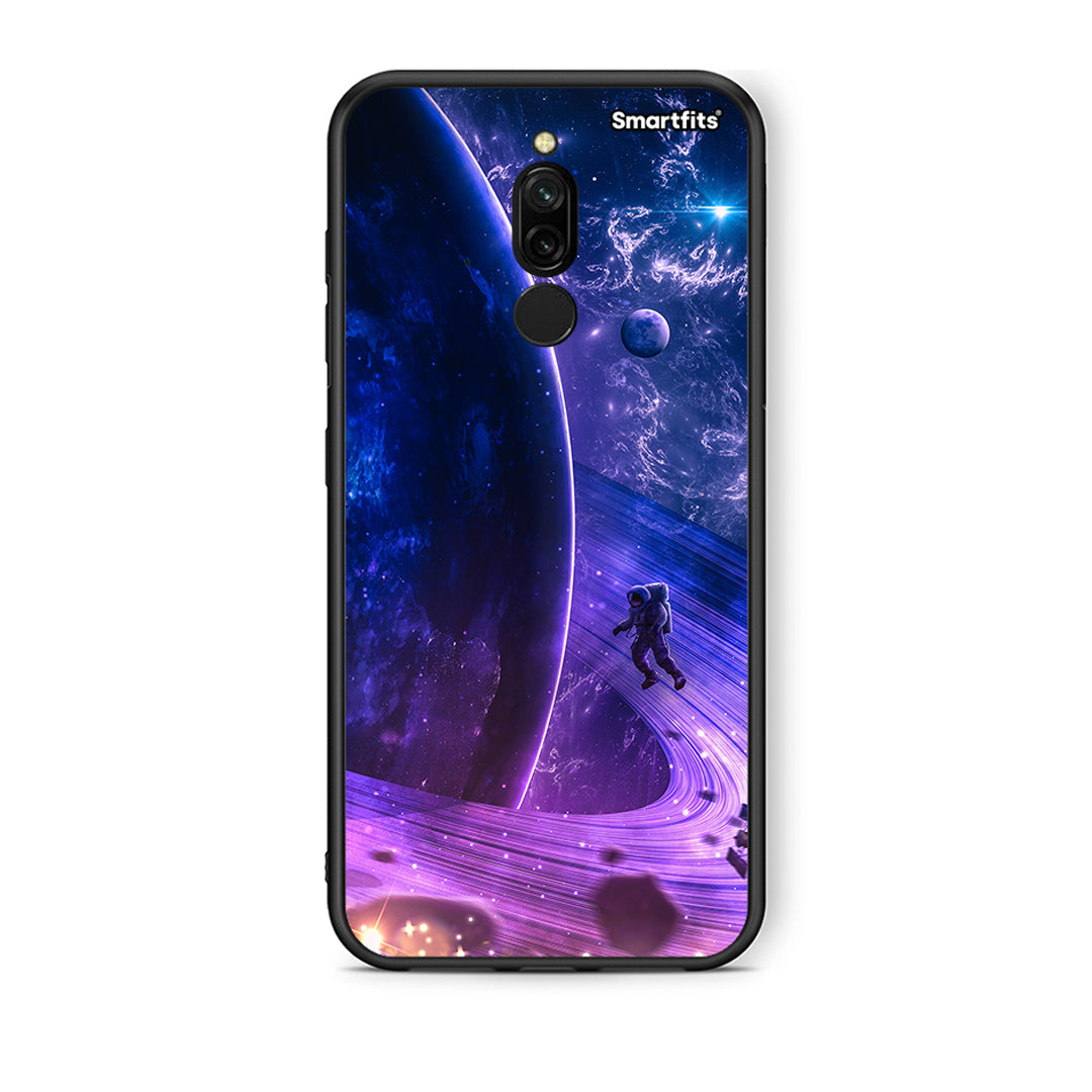 Xiaomi Redmi 8 Lost Astronaut θήκη από τη Smartfits με σχέδιο στο πίσω μέρος και μαύρο περίβλημα | Smartphone case with colorful back and black bezels by Smartfits