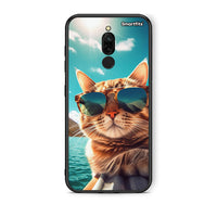Thumbnail for Xiaomi Redmi 8 Summer Cat θήκη από τη Smartfits με σχέδιο στο πίσω μέρος και μαύρο περίβλημα | Smartphone case with colorful back and black bezels by Smartfits