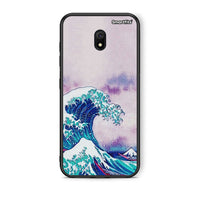 Thumbnail for Xiaomi Redmi 8A Blue Waves θήκη από τη Smartfits με σχέδιο στο πίσω μέρος και μαύρο περίβλημα | Smartphone case with colorful back and black bezels by Smartfits