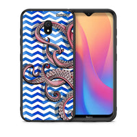 Thumbnail for Θήκη Xiaomi Redmi 8A Chevron Devilfish από τη Smartfits με σχέδιο στο πίσω μέρος και μαύρο περίβλημα | Xiaomi Redmi 8A Chevron Devilfish case with colorful back and black bezels