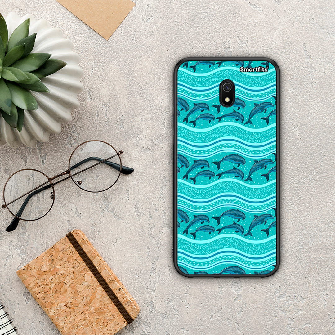 Swimming Dolphins - Xiaomi Redmi 8a case