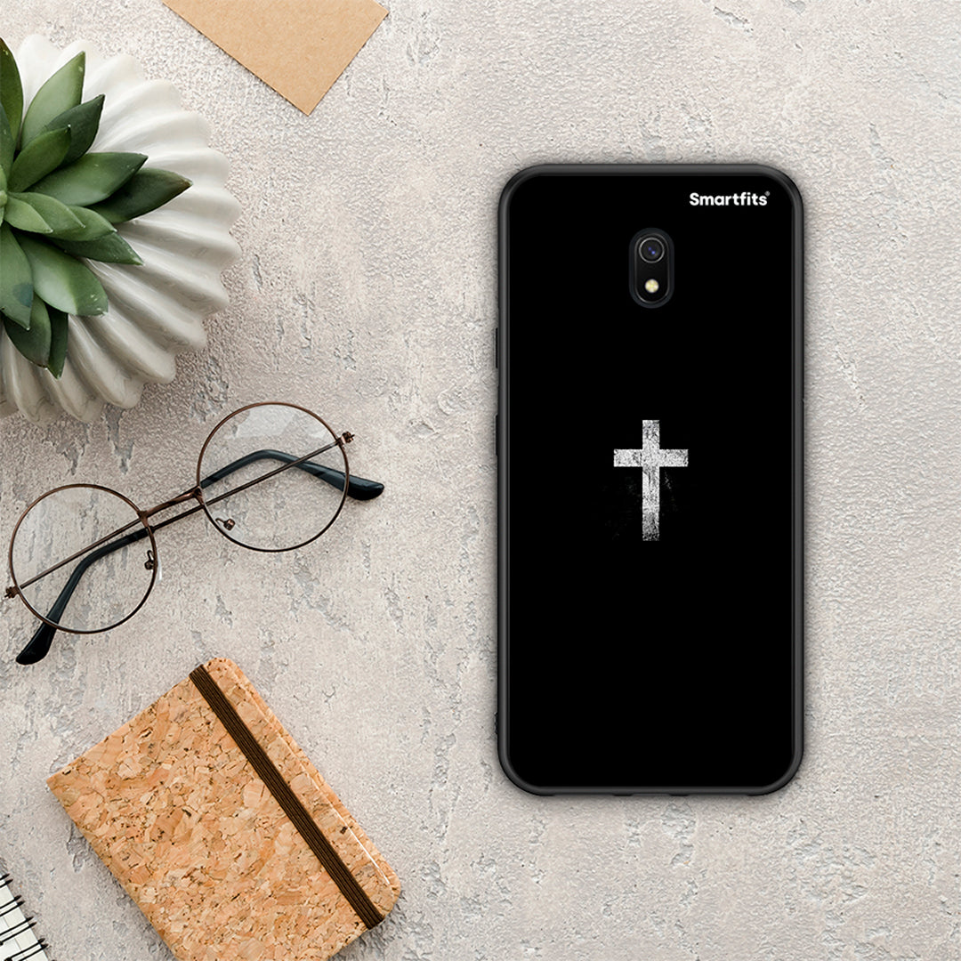 White Cross - Xiaomi Redmi 8A θήκη