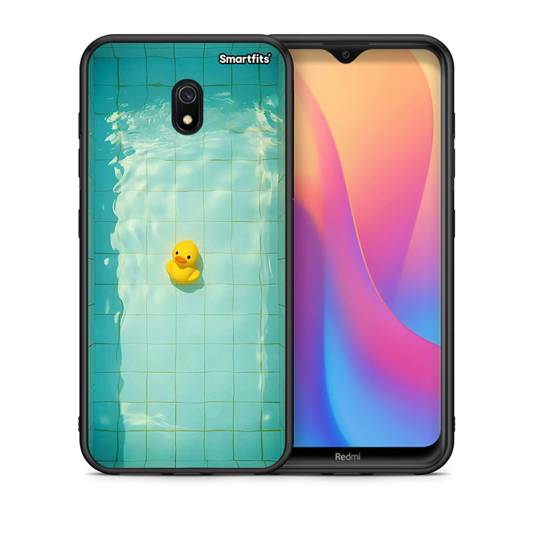 Θήκη Xiaomi Redmi 8A Yellow Duck από τη Smartfits με σχέδιο στο πίσω μέρος και μαύρο περίβλημα | Xiaomi Redmi 8A Yellow Duck case with colorful back and black bezels