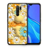 Thumbnail for Θήκη Xiaomi Redmi 9/9 Prime Bubble Daisies από τη Smartfits με σχέδιο στο πίσω μέρος και μαύρο περίβλημα | Xiaomi Redmi 9/9 Prime Bubble Daisies case with colorful back and black bezels