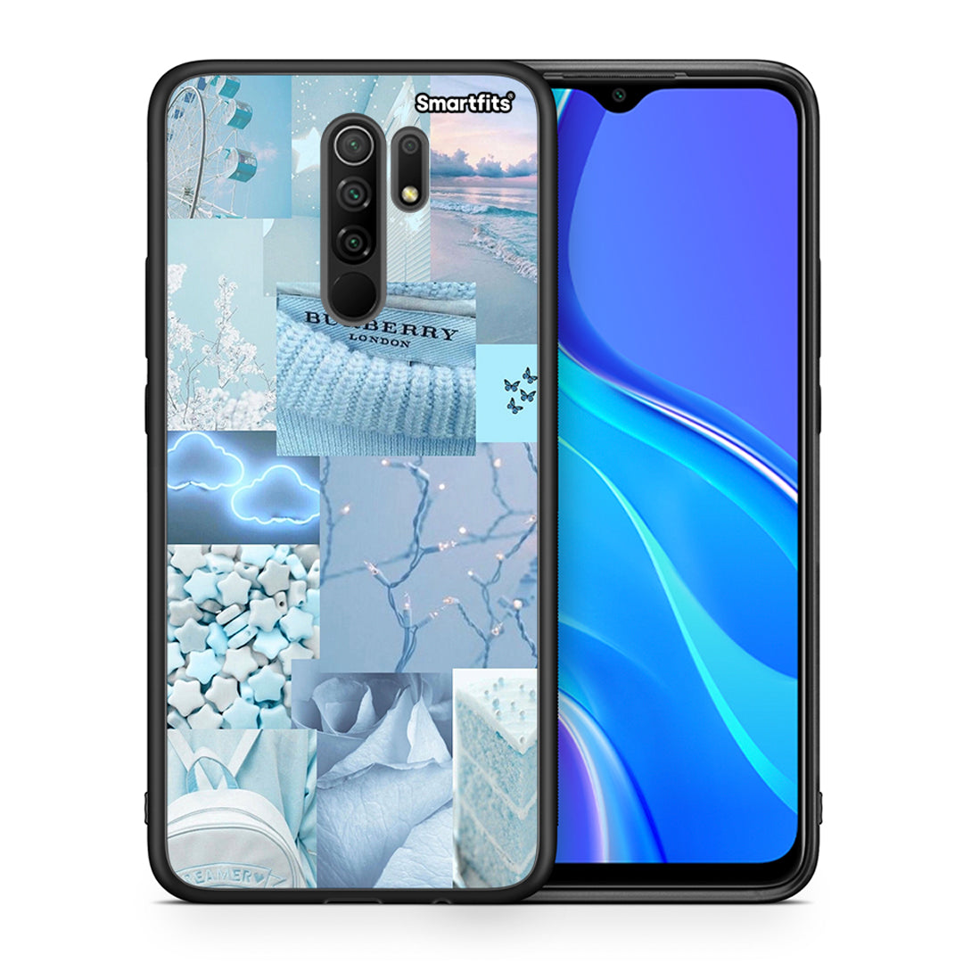 Θήκη Xiaomi Redmi 9/9 Prime Ciel Aesthetic Collage από τη Smartfits με σχέδιο στο πίσω μέρος και μαύρο περίβλημα | Xiaomi Redmi 9/9 Prime Ciel Aesthetic Collage case with colorful back and black bezels