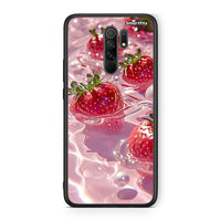 Thumbnail for Xiaomi Redmi 9/9 Prime Juicy Strawberries θήκη από τη Smartfits με σχέδιο στο πίσω μέρος και μαύρο περίβλημα | Smartphone case with colorful back and black bezels by Smartfits