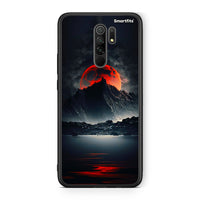 Thumbnail for Xiaomi Redmi 9/9 Prime Red Full Moon θήκη από τη Smartfits με σχέδιο στο πίσω μέρος και μαύρο περίβλημα | Smartphone case with colorful back and black bezels by Smartfits