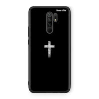 Thumbnail for Xiaomi Redmi 9/9 Prime White Cross θήκη από τη Smartfits με σχέδιο στο πίσω μέρος και μαύρο περίβλημα | Smartphone case with colorful back and black bezels by Smartfits