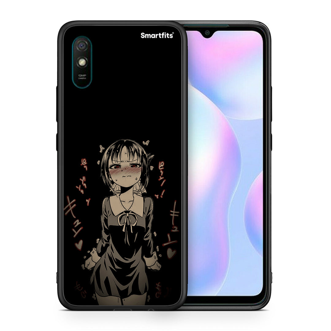 Θήκη Xiaomi Redmi 9A Anime Girl από τη Smartfits με σχέδιο στο πίσω μέρος και μαύρο περίβλημα | Xiaomi Redmi 9A Anime Girl case with colorful back and black bezels