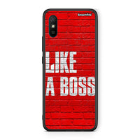 Thumbnail for Xiaomi Redmi 9A Like A Boss θήκη από τη Smartfits με σχέδιο στο πίσω μέρος και μαύρο περίβλημα | Smartphone case with colorful back and black bezels by Smartfits