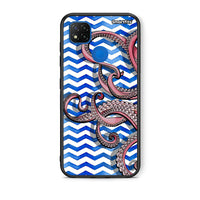 Thumbnail for Θήκη Xiaomi Redmi 9C Chevron Devilfish από τη Smartfits με σχέδιο στο πίσω μέρος και μαύρο περίβλημα | Xiaomi Redmi 9C Chevron Devilfish case with colorful back and black bezels