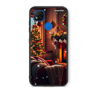 Thumbnail for Θήκη Xiaomi Redmi 9C Home For Christmas από τη Smartfits με σχέδιο στο πίσω μέρος και μαύρο περίβλημα | Xiaomi Redmi 9C Home For Christmas case with colorful back and black bezels