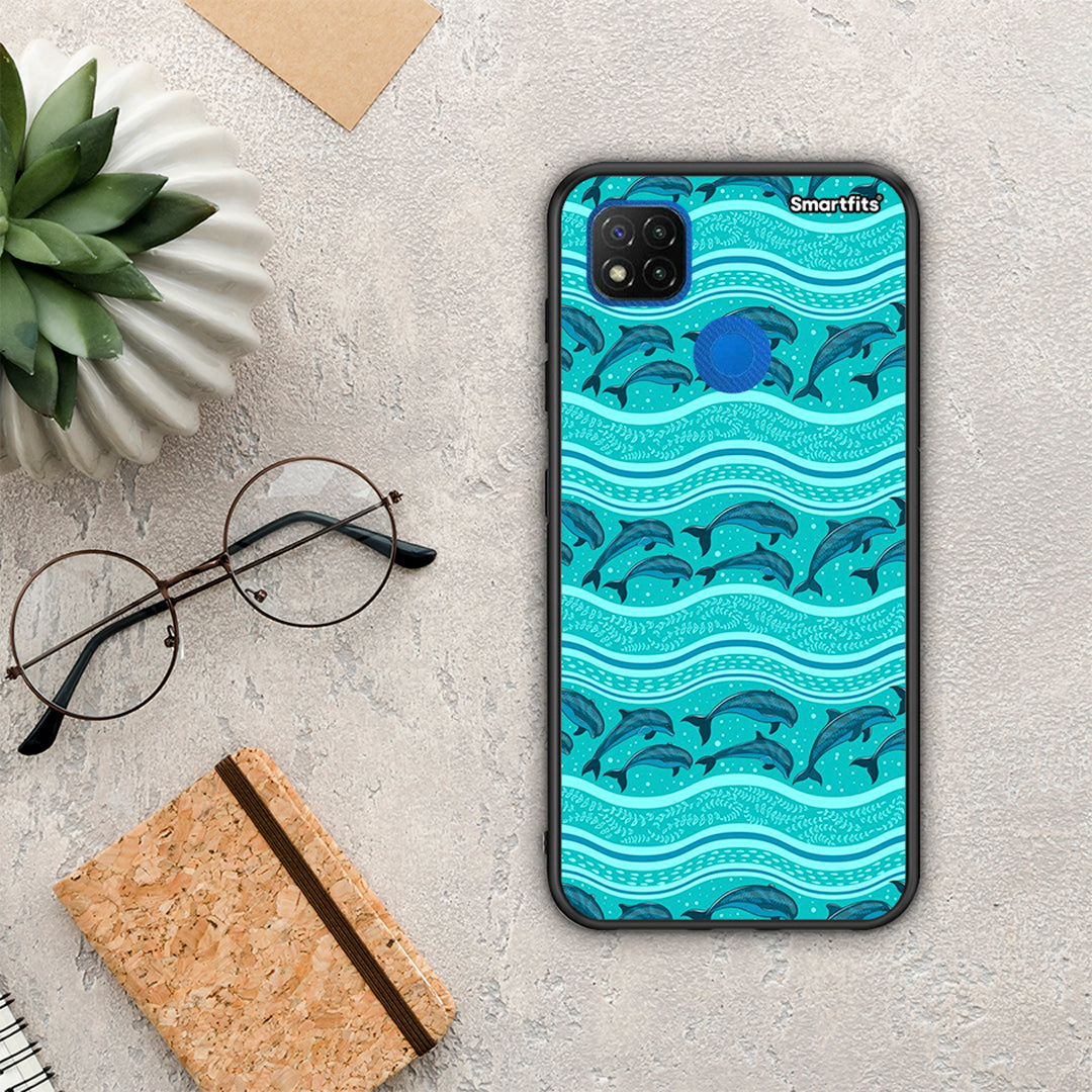 Swimming Dolphins - Xiaomi Redmi 9c case