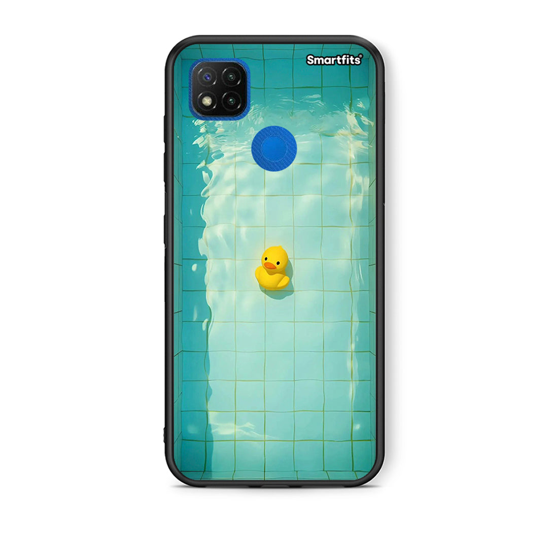 Θήκη Xiaomi Redmi 9C Yellow Duck από τη Smartfits με σχέδιο στο πίσω μέρος και μαύρο περίβλημα | Xiaomi Redmi 9C Yellow Duck case with colorful back and black bezels