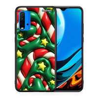 Thumbnail for Θήκη Xiaomi Poco M3 Christmas Bubbles από τη Smartfits με σχέδιο στο πίσω μέρος και μαύρο περίβλημα | Xiaomi Poco M3 Christmas Bubbles case with colorful back and black bezels