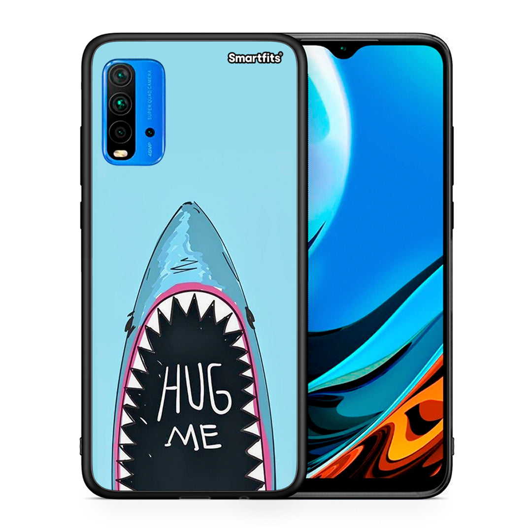 Θήκη Xiaomi Redmi 9T Hug Me από τη Smartfits με σχέδιο στο πίσω μέρος και μαύρο περίβλημα | Xiaomi Redmi 9T Hug Me case with colorful back and black bezels