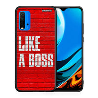 Thumbnail for Θήκη Xiaomi Poco M3 Like A Boss από τη Smartfits με σχέδιο στο πίσω μέρος και μαύρο περίβλημα | Xiaomi Poco M3 Like A Boss case with colorful back and black bezels