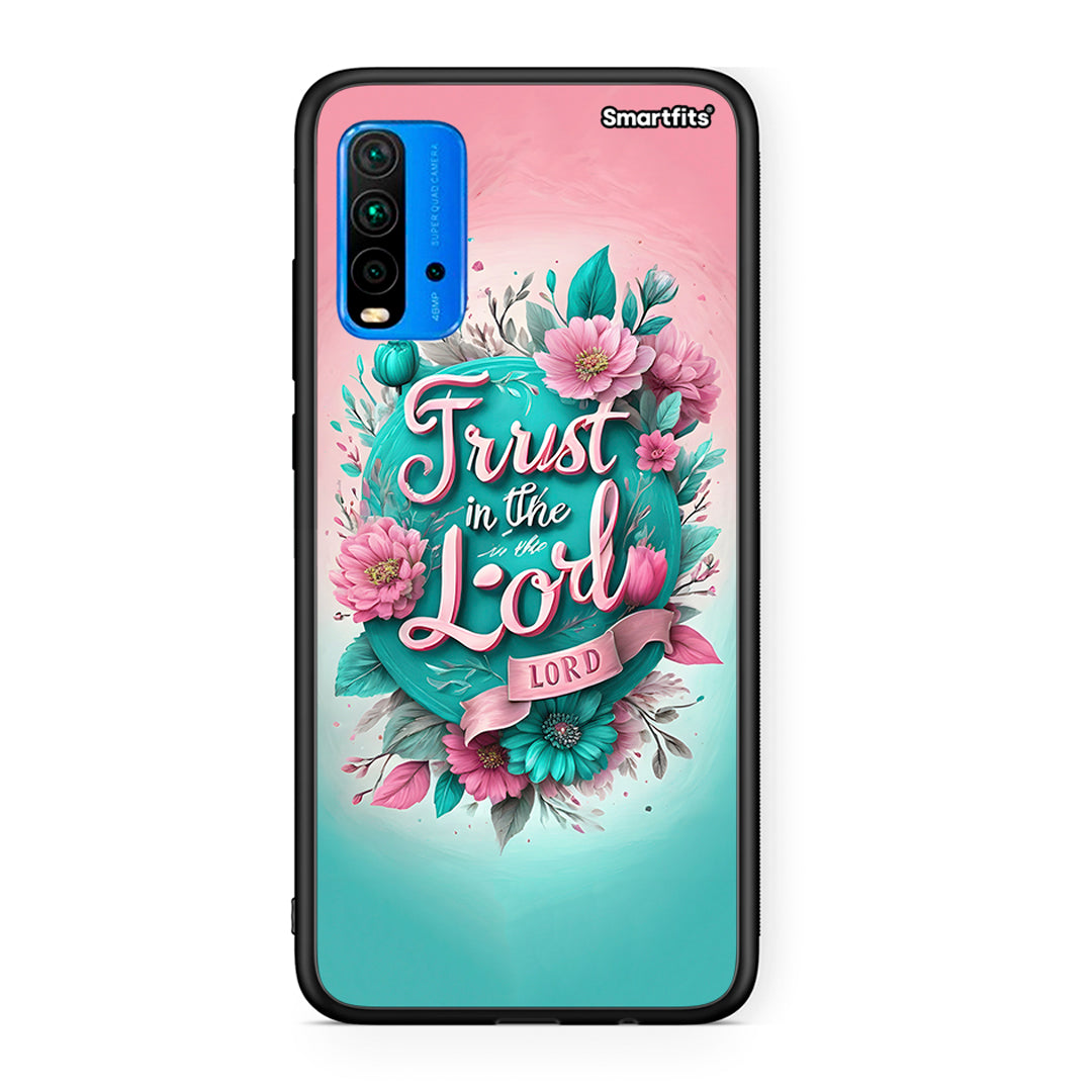 Xiaomi Poco M3 Lord Trust θήκη από τη Smartfits με σχέδιο στο πίσω μέρος και μαύρο περίβλημα | Smartphone case with colorful back and black bezels by Smartfits